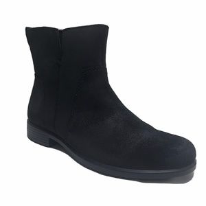 ECCO Touch 15 Ankle Boots Booties Black Suede